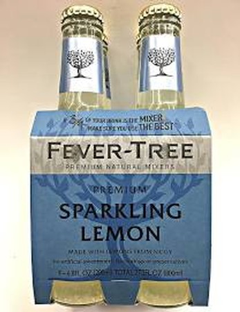 Fever-Tree Sparkling Lemon 200ml 4pk